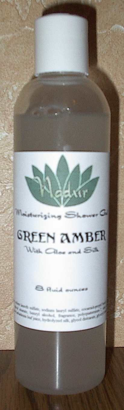 Green Amber Shower Gel